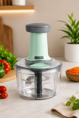 800ML Manually Handy Chopper Mixer Cut For Vegetable, Onion, Salad, Tomato Crush Chopper