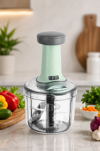 800ML Manually Handy Chopper Mixer Cut For Vegetable, Onion, Salad, Tomato Crush Chopper