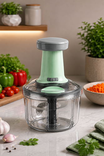 800ML Manually Handy Chopper Mixer Cut For Vegetable, Onion, Salad, Tomato Crush Chopper
