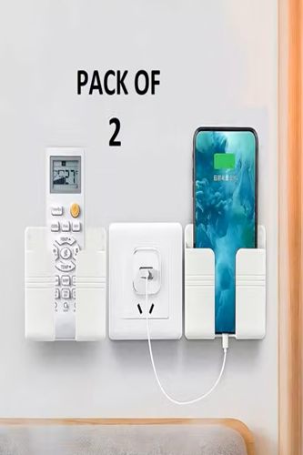 Pack of 2 Wall Mounted Mobile Holder / Mobile Stand / phone holder/ car holder